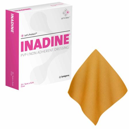 INADINE Niet-verklevend geïmpregneerd wondverband - 9,5 x 9,5cm - 10 stuks