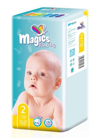 MAGICS Flexidry kleefluier - Maat 2 Mini (4-8 kg) - 42 stuks