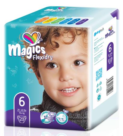 MAGICS Flexidry kleefluier - Maat 6 XL (15+ kg) - 23 stuks