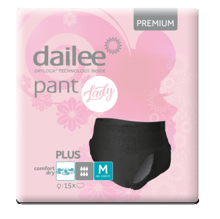 DAILEE Pant Premium - Plus - Medium - Lady (noir) - 15 pièces   (6)