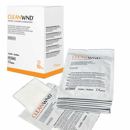 CleanWND wondreinigingspad - steriel - 10 stuks   (10)