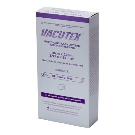 Vacutex wondverband - 10 x 20cm - steriel - 10 stuks