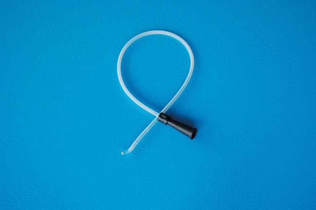Tiemann-katheter CH10 - 40cm - Zwart - per stuk