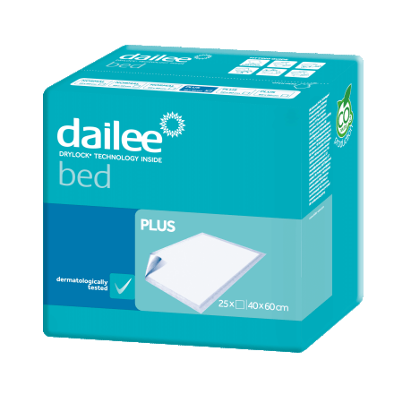 DAILEE Bed Plus - Onderlegger - 40 x 60cm - 25 stuks