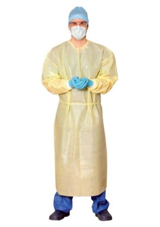 EVERCARE Isolatieschort - Non woven - Geel - 5 stuks