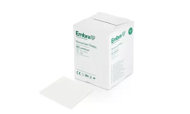 EMBRA Kompres non-woven - Steriel - 7,5 x 7,5cm - 30 x 5 stuks