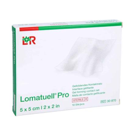 Lomatuell Pro (gelvormend contactnetwerk) - Steriel - 5 x 5cm - 10 stuks