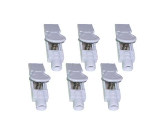 Krokodillenklem voor ECG-elektrode (vrouwelijke connector 4mm) - 10 stuks