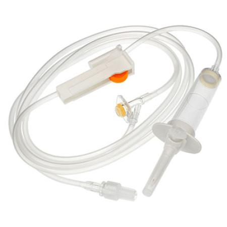 Perfusietrousse met injectiepoort - 190cm - per stuk