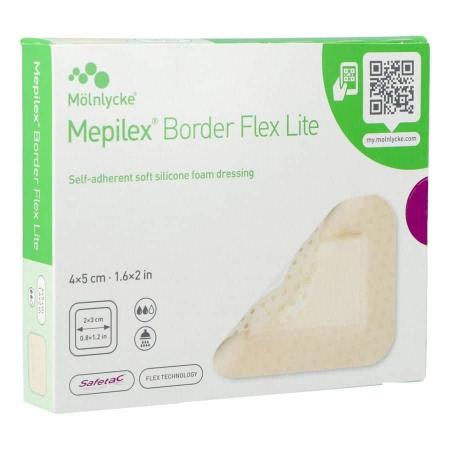 Mepilex border (flex)  lite 4 x 5cm 10u.