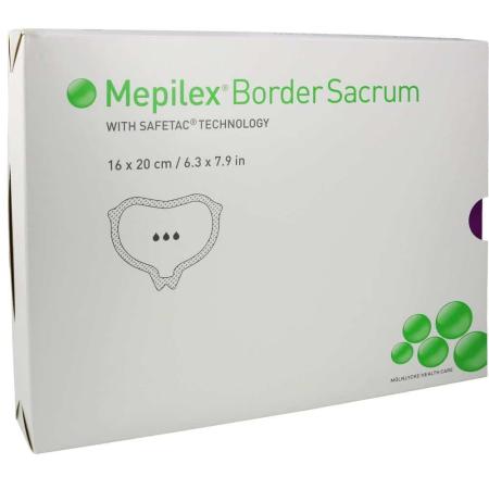 Mepilex Border Sacrum 16 x 20cm - 5 stuks