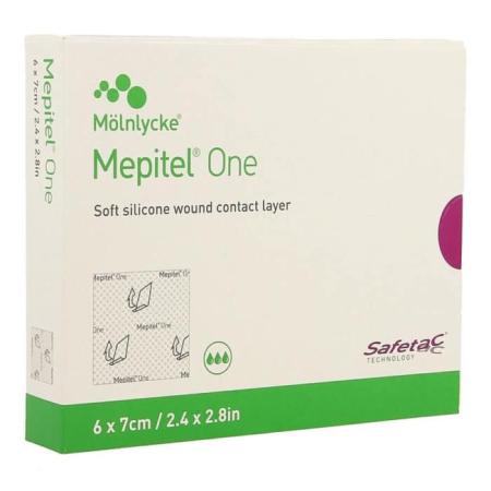 Mepitel One met verwijderingslogo 6 x 7cm - 5 st.