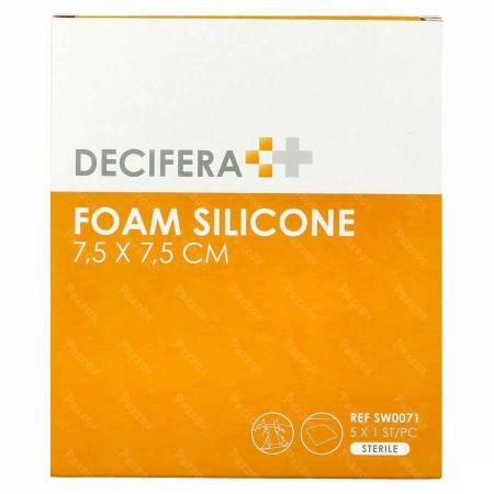 Decifera Foam Silicone 7,5x7,5cm - 5 pièces