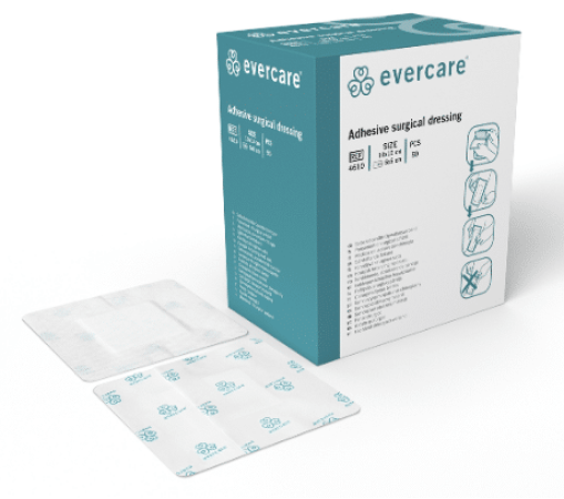 Evercare eilandpleister non-woven - 10 x 15cm - Steriel - 50 stuks
