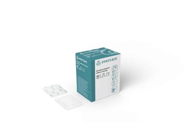 EVERCARE Eilandpleister non-woven - Waterdicht - Steriel - 5 x 7cm - 50 stuks