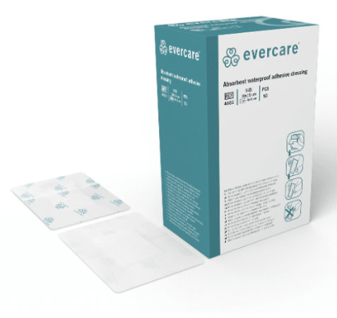 EVERCARE Eilandpleister non-woven - Waterdicht - Steriel - 10 x 15cm - 50 stuks