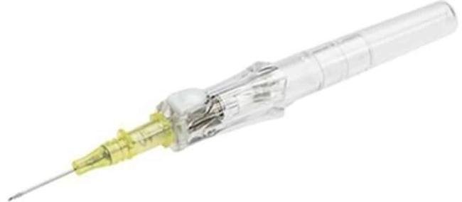 Cathètre de sécurité IV avec ailes Autoguard BC 24G x 19mm (jaune) - par pièce