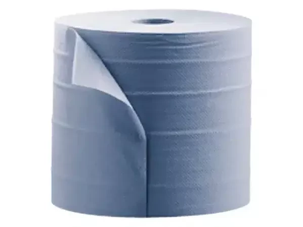 SATINO Poetsrol - 2-laags - Blauw - 350m - per 2 rollen