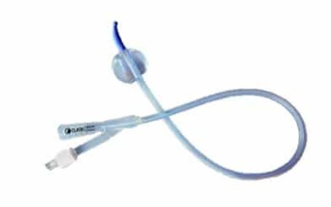 CURAS Tiemann-katheter - 100% silicone - CH12 - 10ml - 2-wegs - 40cm - per stuk