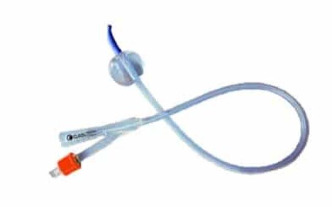 CURAS Tiemann-katheter - 100% silicone - CH16 - 10ml - 2-wegs - 40cm - per stuk