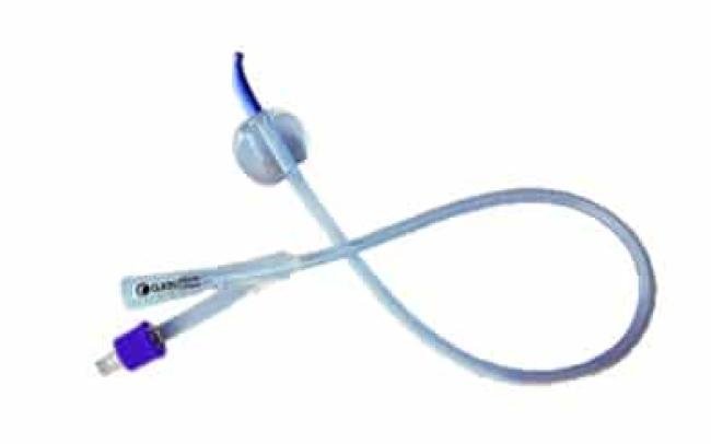 CURAS Tiemann-katheter - 100% silicone - CH22 - 10ml - 2-wegs - 40cm - per stuk
