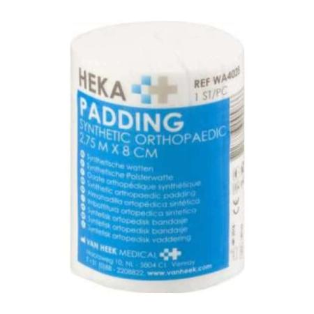 HEKA Synthetische watten - 8cm x 2,75m - Niet steriel - 5 rollen