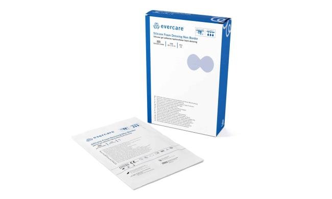 EVERCARE Silicone Foam Dressing Heel - 20 x 13cm - Steriel - 10 stuks