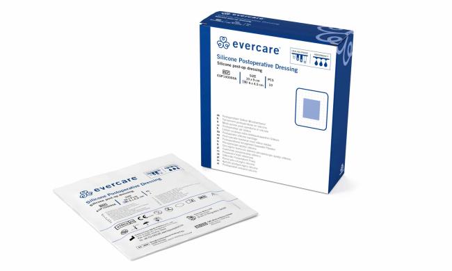 EVERCARE Silicone Postoperative Dressing - 10 x 9cm - Steriel - 10 stuks