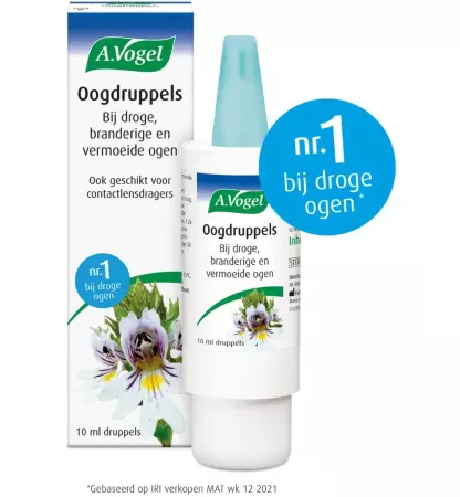 Oogdruppels voor droge, branderige en vermoeide ogen - 10ml