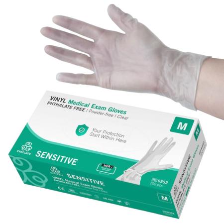 EVERCARE Vinyl handschoenen - Poedervrij - Medium - 100 stuks