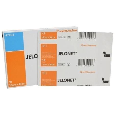 Jelonet - Steriel - Individueel verpakt - 10 x 10cm - 10 stuks