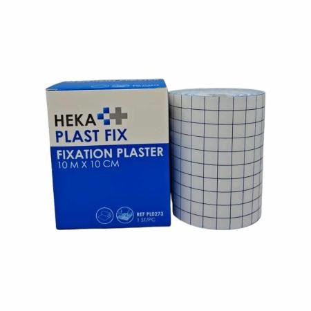 HEKA Plast Fix Volvlakpleister - 10cm x 10m - per stuk