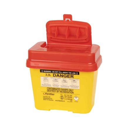 Naaldcontainer 2,3 liter - per stuk