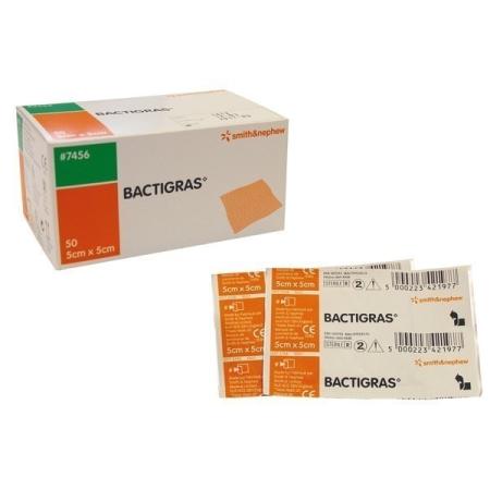 Bactigras 5cmx5cm 50u.
