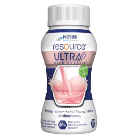 Nestlé Resource Ultra+ Drinkvoeding - Aardbei - 125 ml - set van 4 flesjes