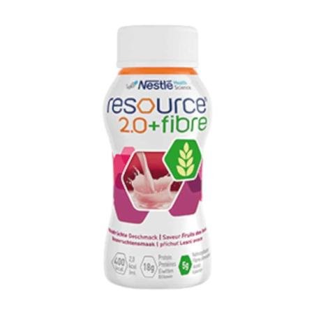 Nestlé Resource 2.0 Fibre Drinkvoeding - Bosvruchten - 200ml - set van 4 flesjes