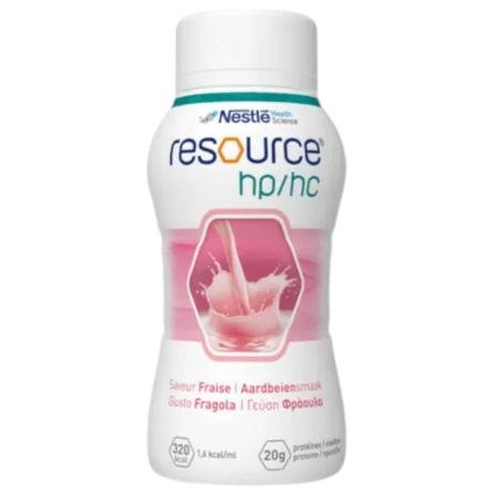 Nestlé Resource HP/HC Drinkvoeding - Aardbei - 200ml - set van 4 flesjes