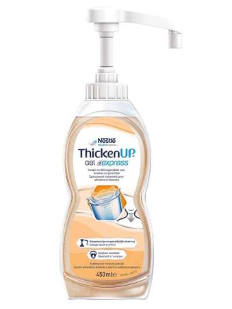 Nestlé ThickenUp Gel Express Vloeibaar verdikkingsmiddel - Incl. pomp - 450ml