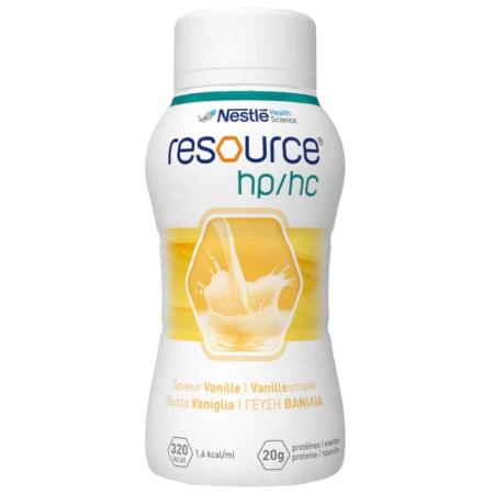 Nestlé Resource HP/HC Drinkvoeding - Vanille - 200ml - set van 4 flesjes