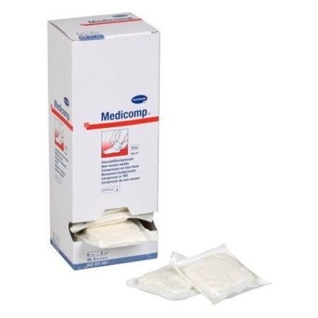 Medicomp kompressen non-woven - steriel - 5 x 5cm - 40 x 5 stuks
