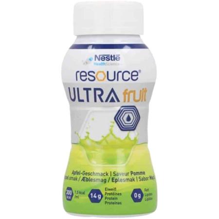 Nestlé Resource Ultra Fruit Drinkvoeding - Appel - 200ml - set van 4 flesjes
