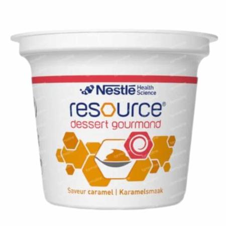 Nestlé Resource Dessert Gourmand - Karamel - 125g - set van 4 potjes