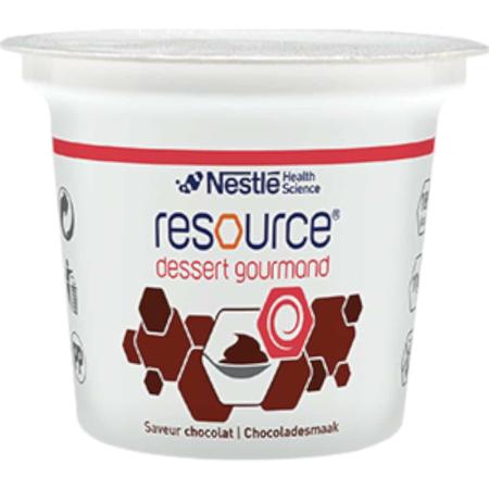 Nestlé Resource Dessert Gourmand - Chocolade - 125g - set van 4 potjes