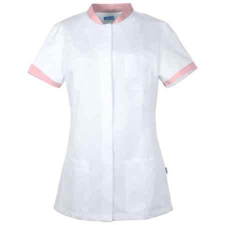 FLEUR Damesjack - Met comfortabele stretch-mouwen - Wit/roze
