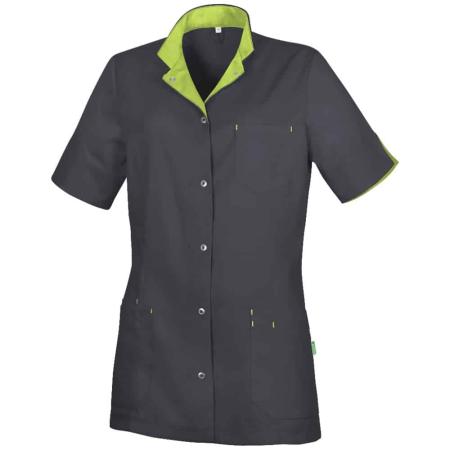 RITA Damesjack - Tencel-kwaliteit - Antraciet/anijsgroen - Medium-42