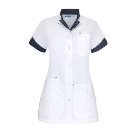 LIVIA Damesjack - Wit/marine - Large