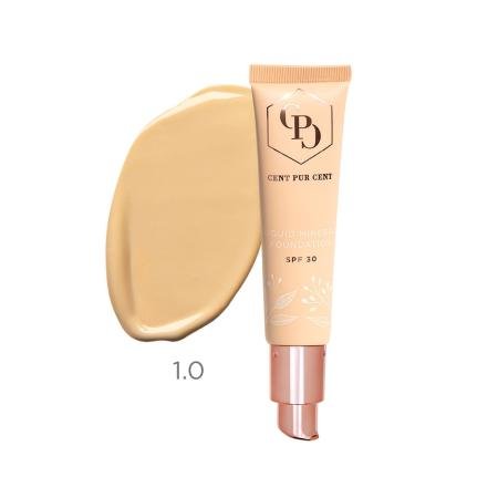 Cent Pur Cent Liquid Mineral Foundation 1.0 - SPF 30