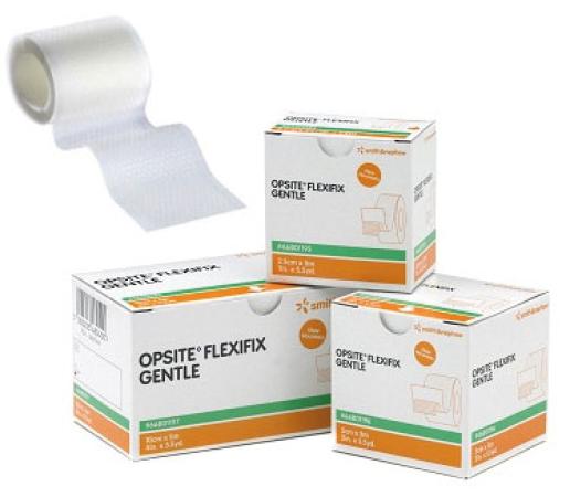 Opsite Flexifix Gentle - Met siliconen kleeflaag - 5cm x 5m - per stuk