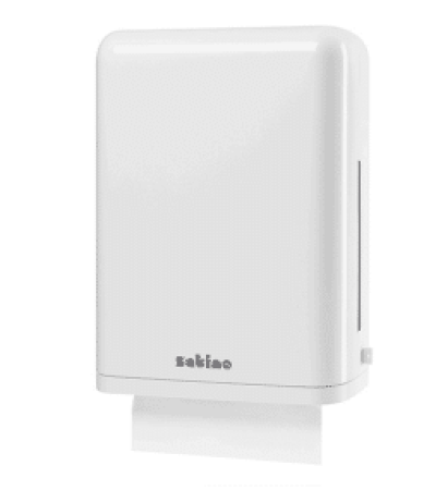 SATINO Handdoekdispenser - Mulitfold - Wit - Groot (33 x 44 x 15cm)