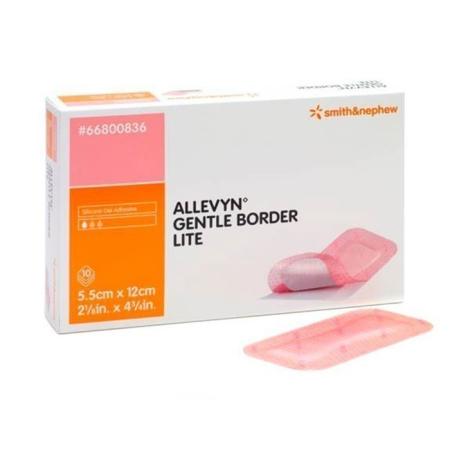 Allevyn Gentle Border Lite 5,5 x 12 cm - 10 u.
